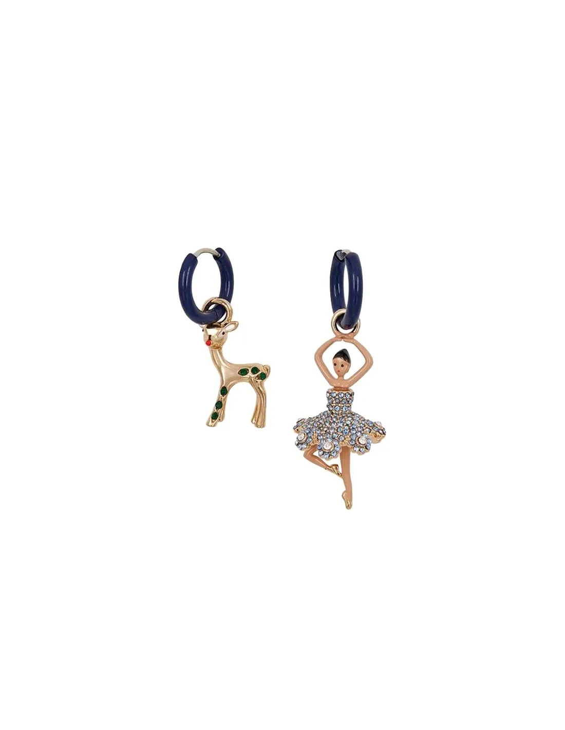 Pendientes de bailarina y cervatillo