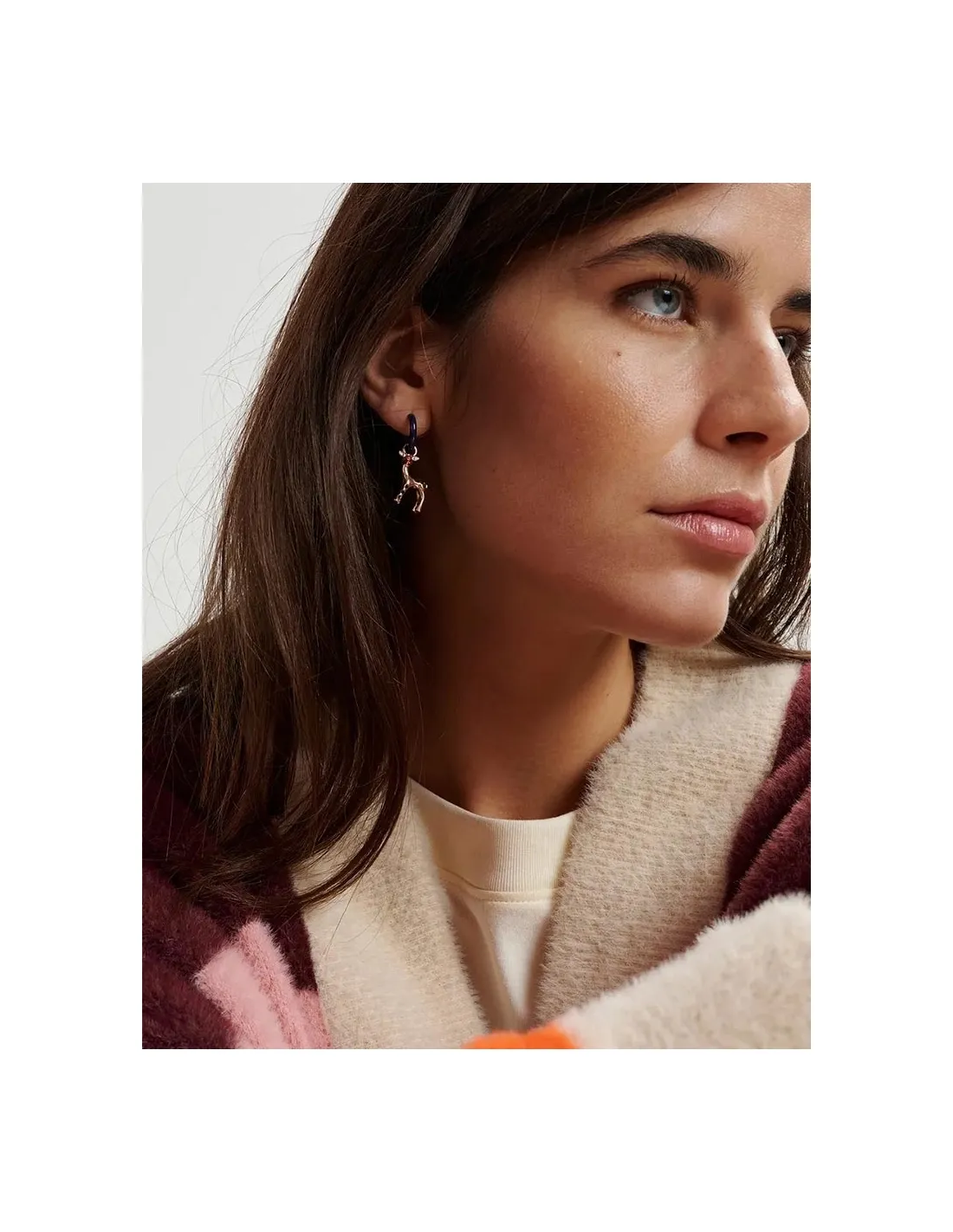 Pendientes de bailarina y cervatillo