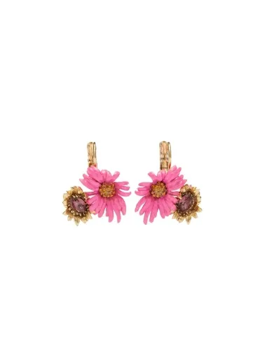 Pendientes flor equinácea