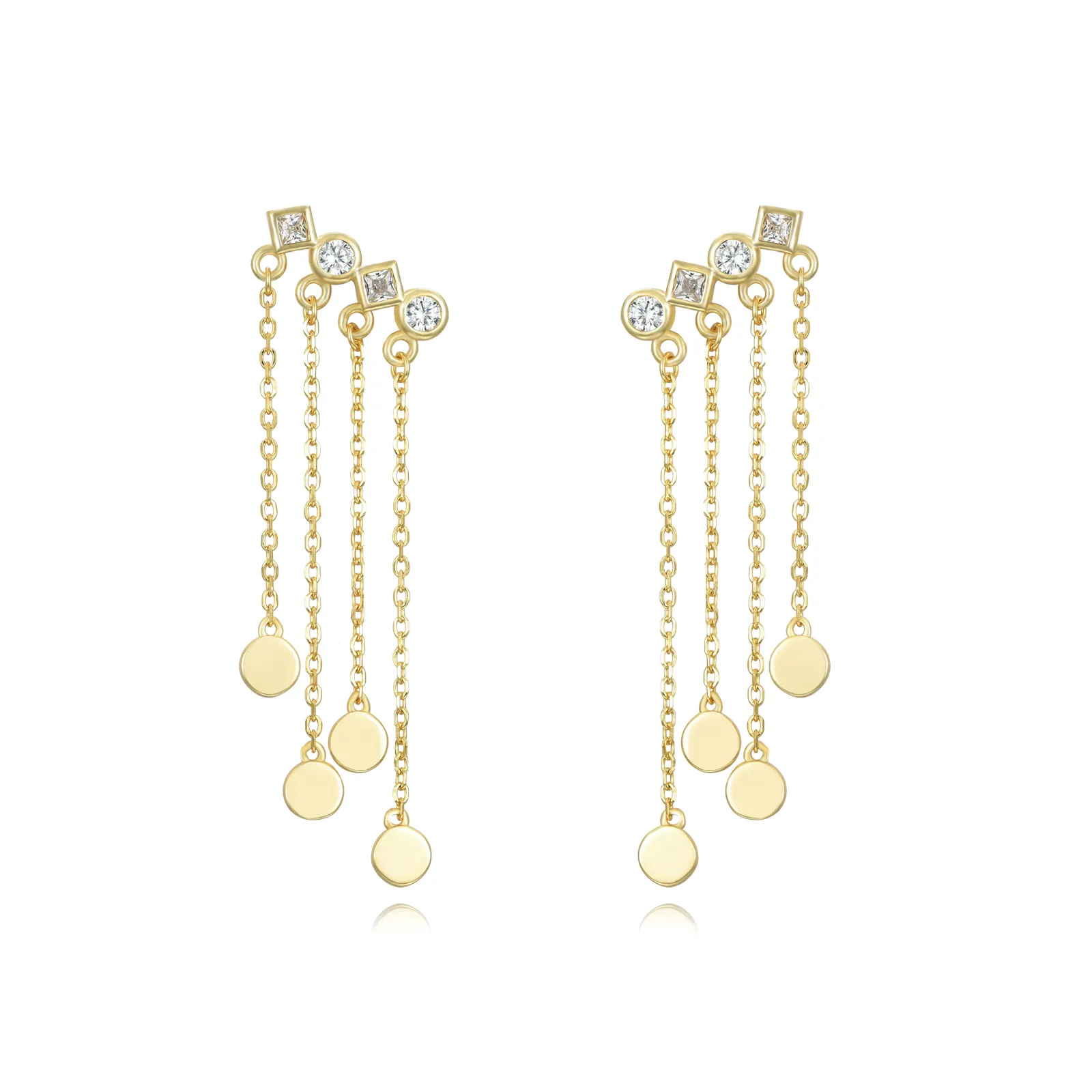 Pendientes Novia con Cadenas