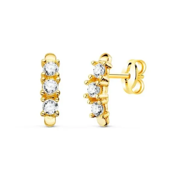 Pendientes Oro con Circonitas
