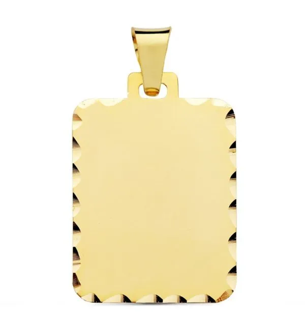 Placa Foto Oro 9k. 28 x 20 mm.
