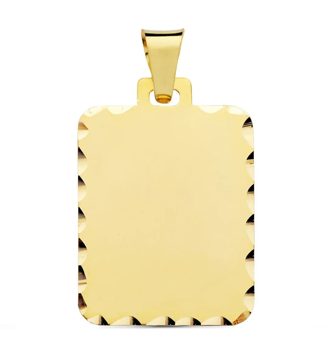 Placa Foto Oro 9k. 28 x 20 mm.