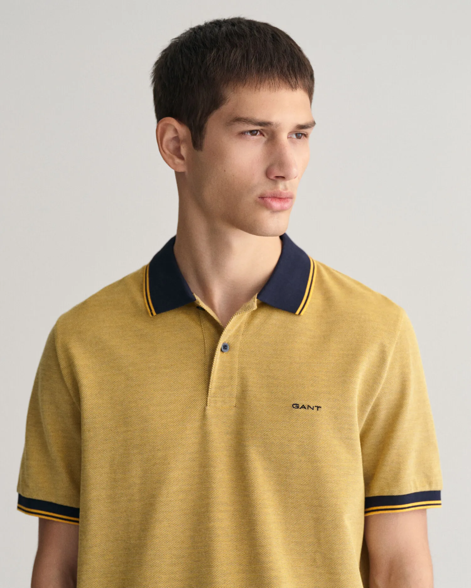 Polo de piqué Oxford en cuatro colores
