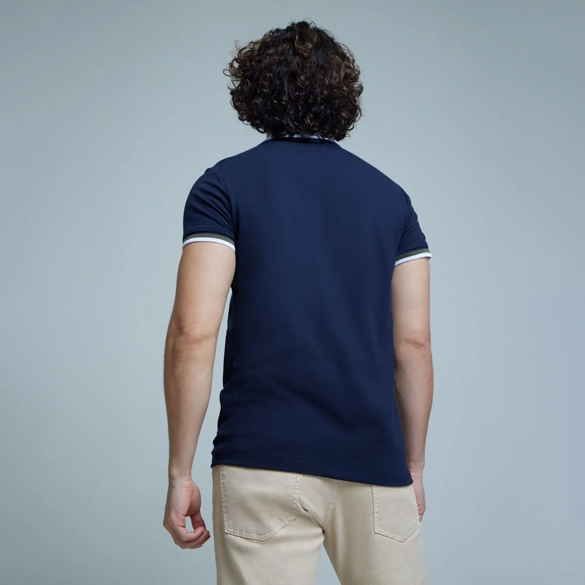 Polo Tejida Con Bolsillo
