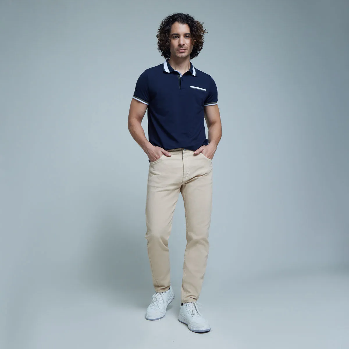 Polo Tejida Con Bolsillo