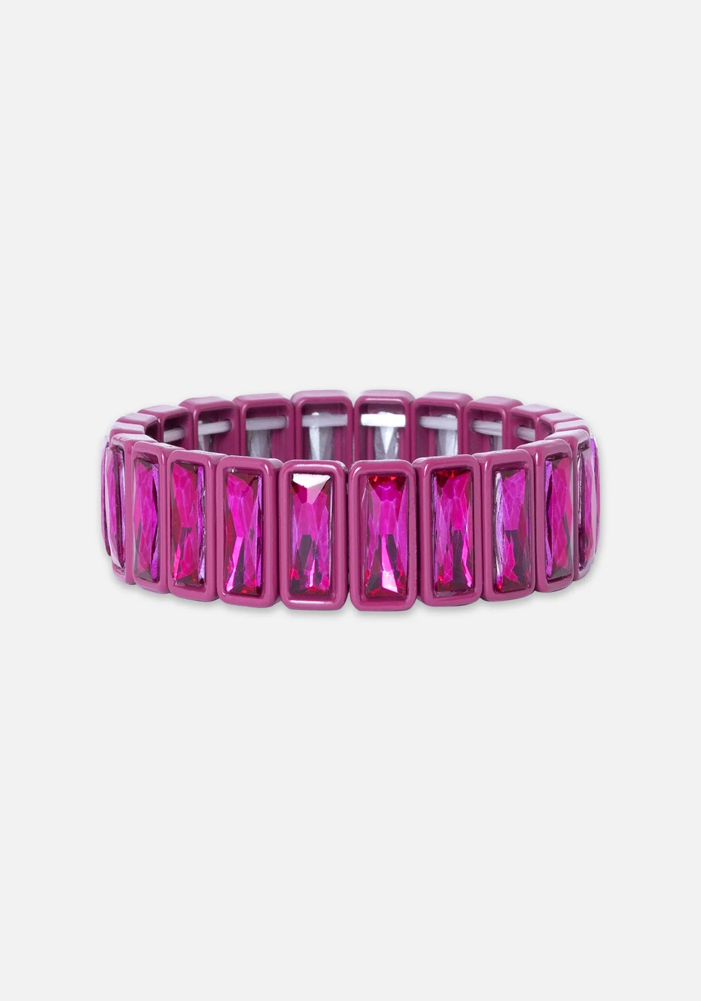 Pulsera Brillos Fucsia