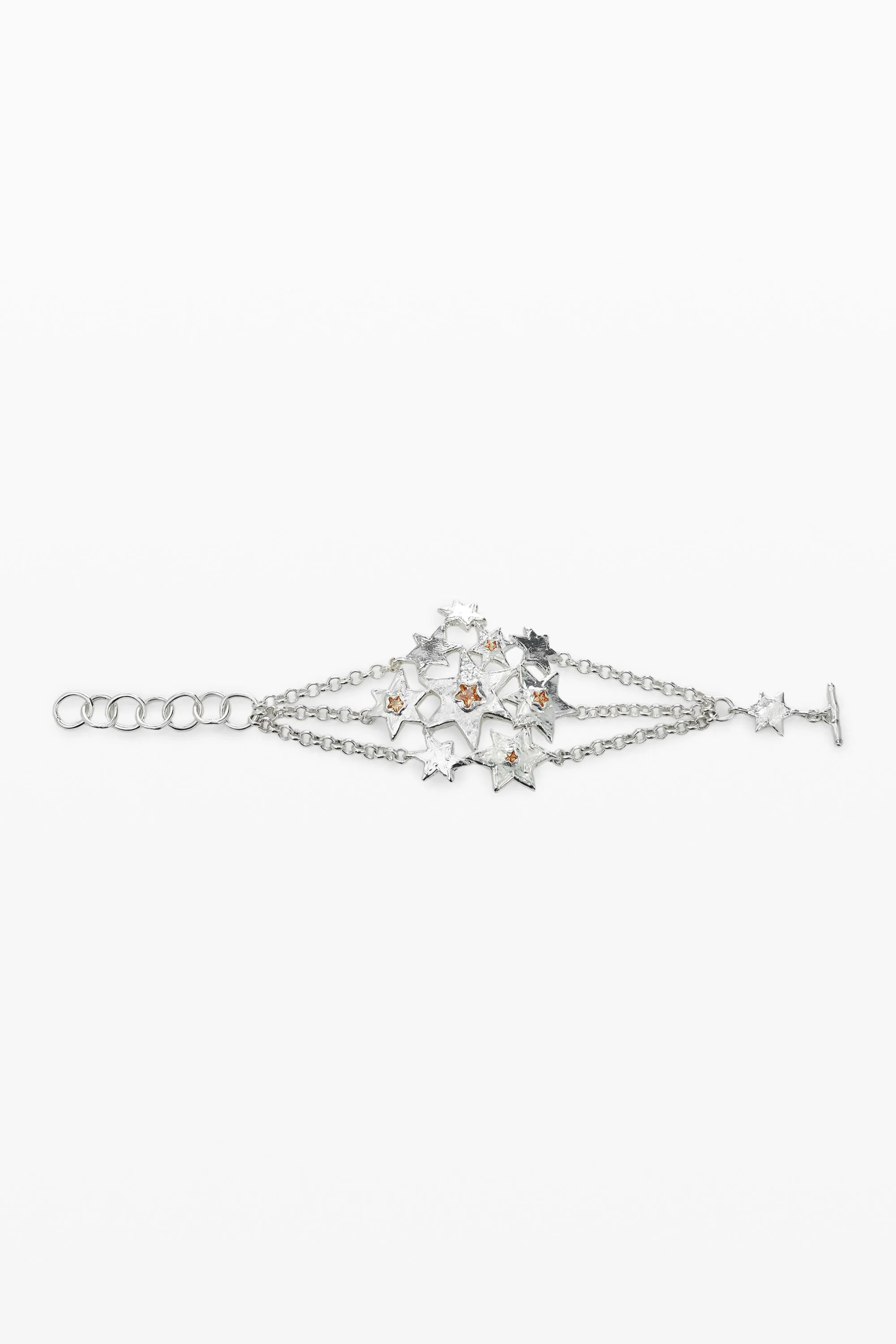 Pulsera de cadenas estrellas Zalio