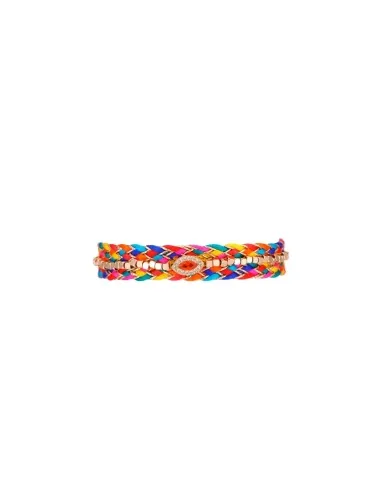 Pulsera Pavana gema roja