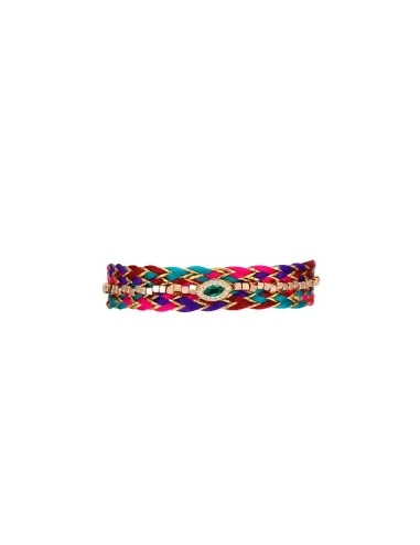 Pulsera Pavana gema verde