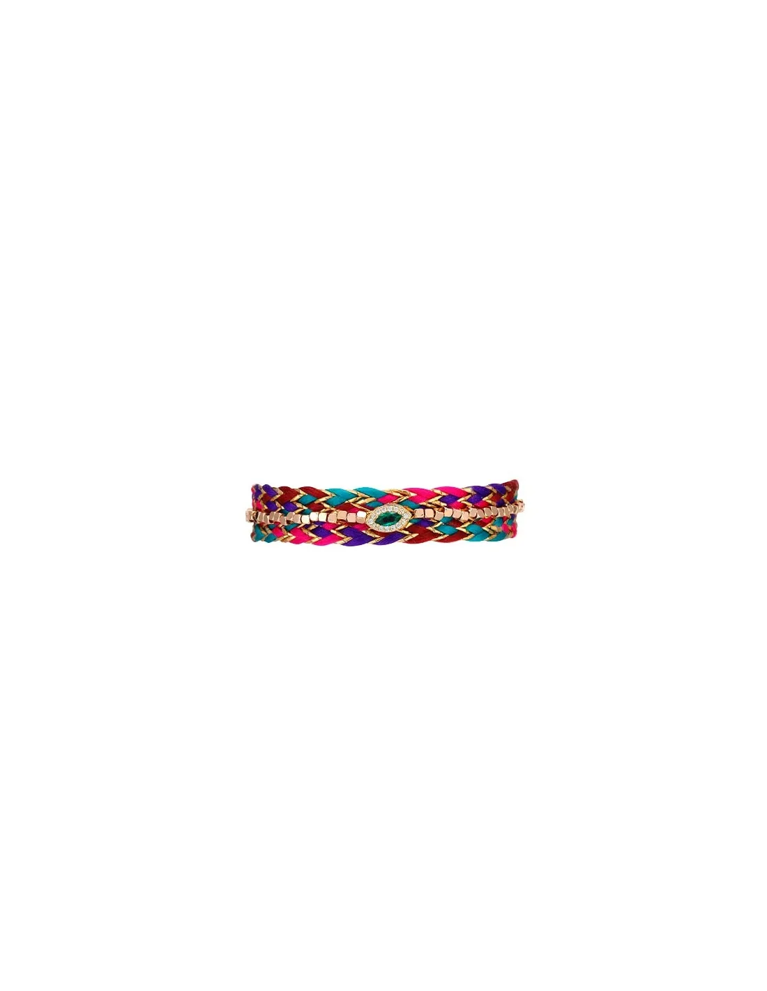 Pulsera Pavana gema verde