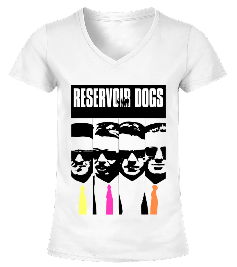 Reservoir Dogs WT (4) Camiseta cuello pico Mujer