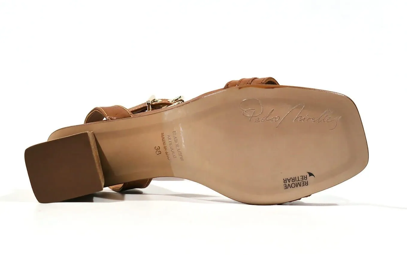 Sandalias Lille con adorno de cadena y pulsera al tobillo