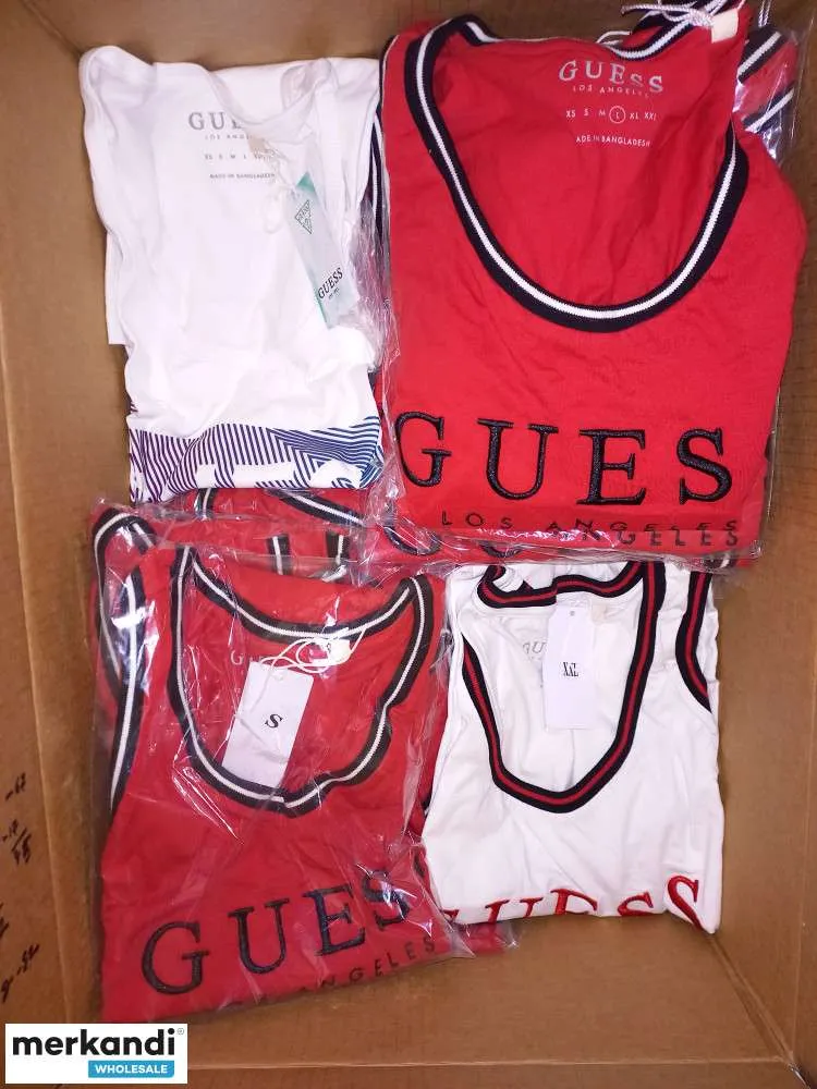 Stock Tops para hombre de Guess mezcla de modelos, tallas y colores