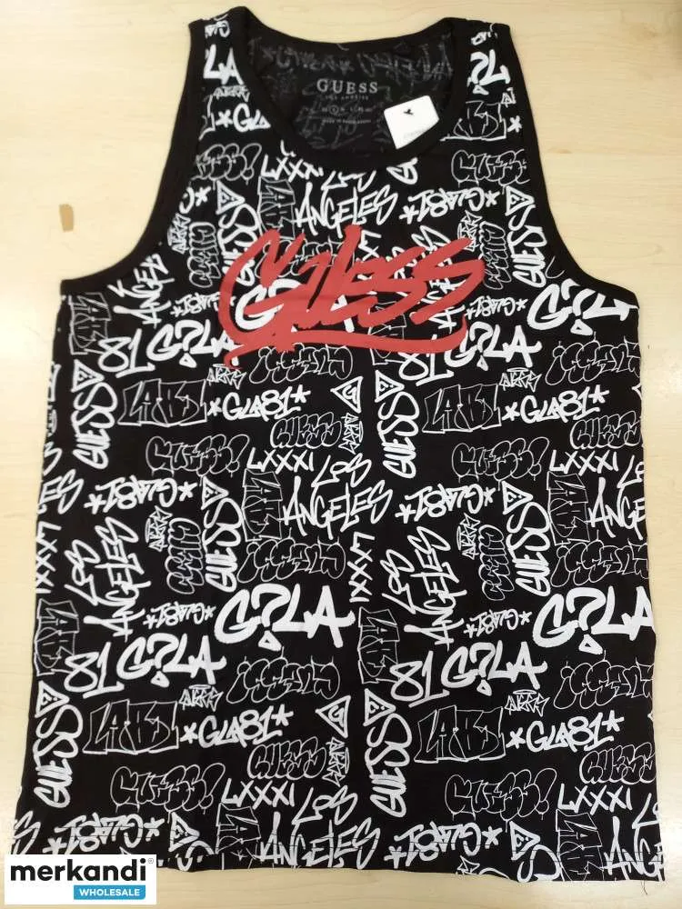 Stock Tops para hombre de Guess mezcla de modelos, tallas y colores