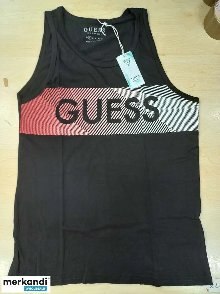 Stock Tops para hombre de Guess mezcla de modelos, tallas y colores