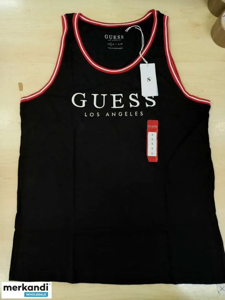 Stock Tops para hombre de Guess mezcla de modelos, tallas y colores