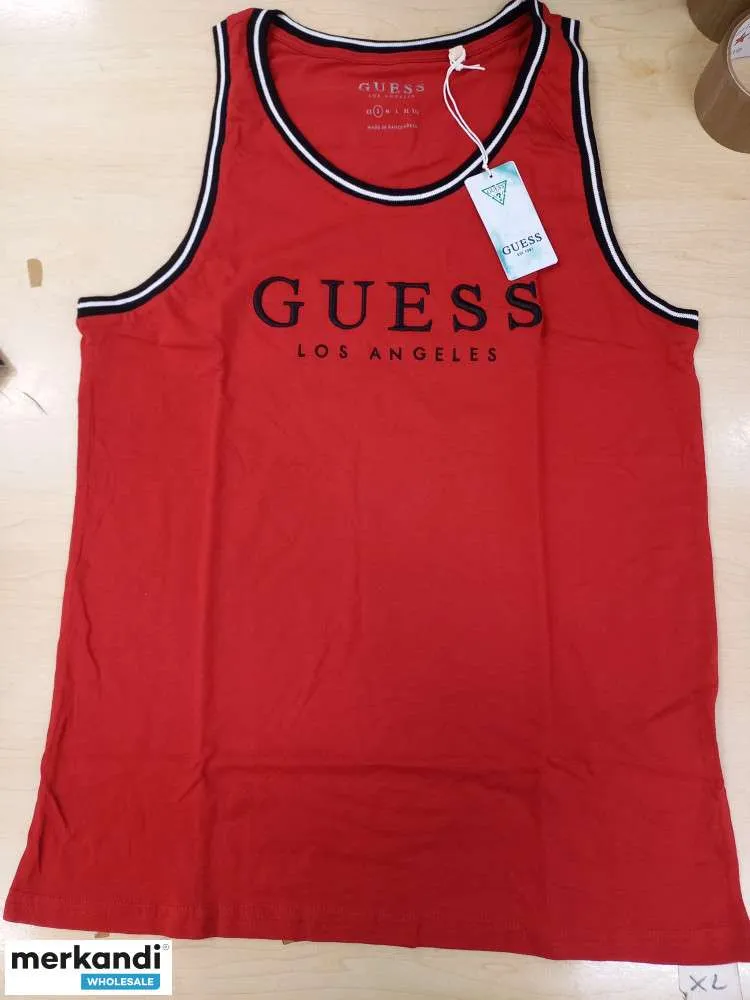 Stock Tops para hombre de Guess mezcla de modelos, tallas y colores