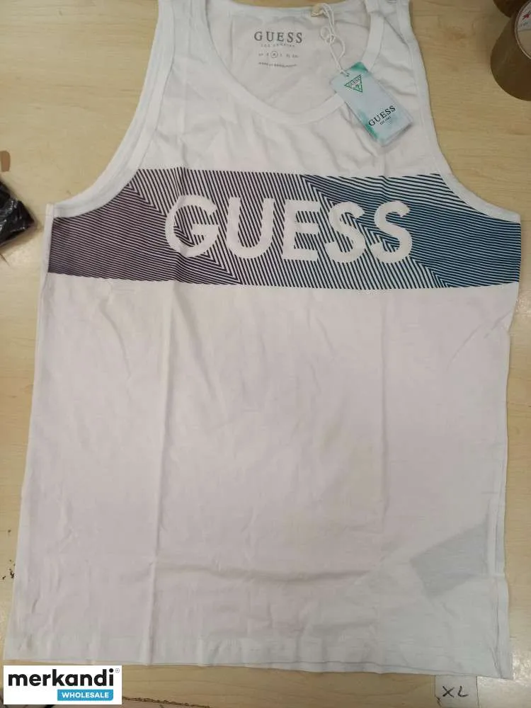 Stock Tops para hombre de Guess mezcla de modelos, tallas y colores