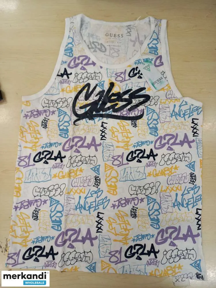 Stock Tops para hombre de Guess mezcla de modelos, tallas y colores