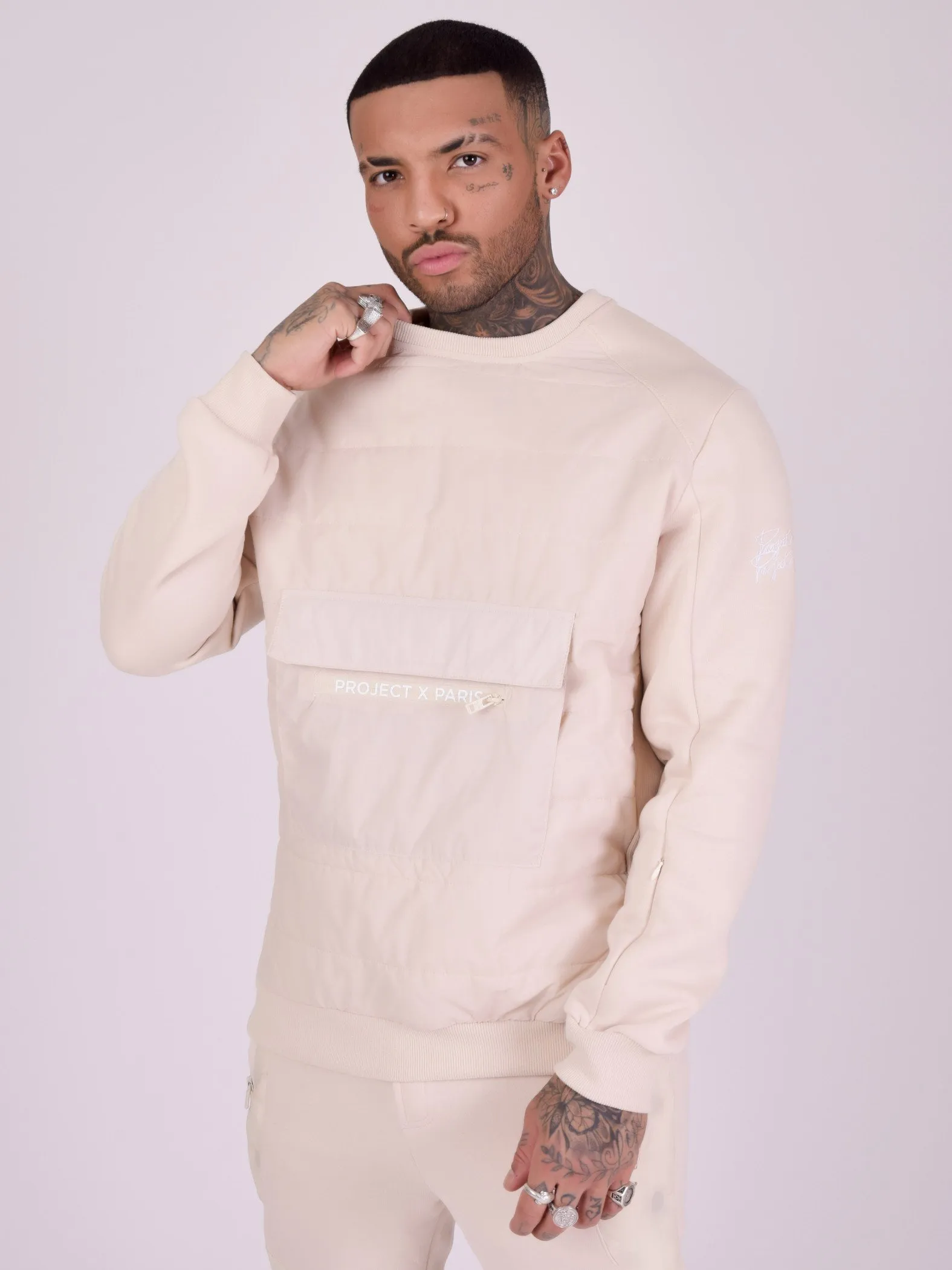 Sudadera acolchada con bolsillo