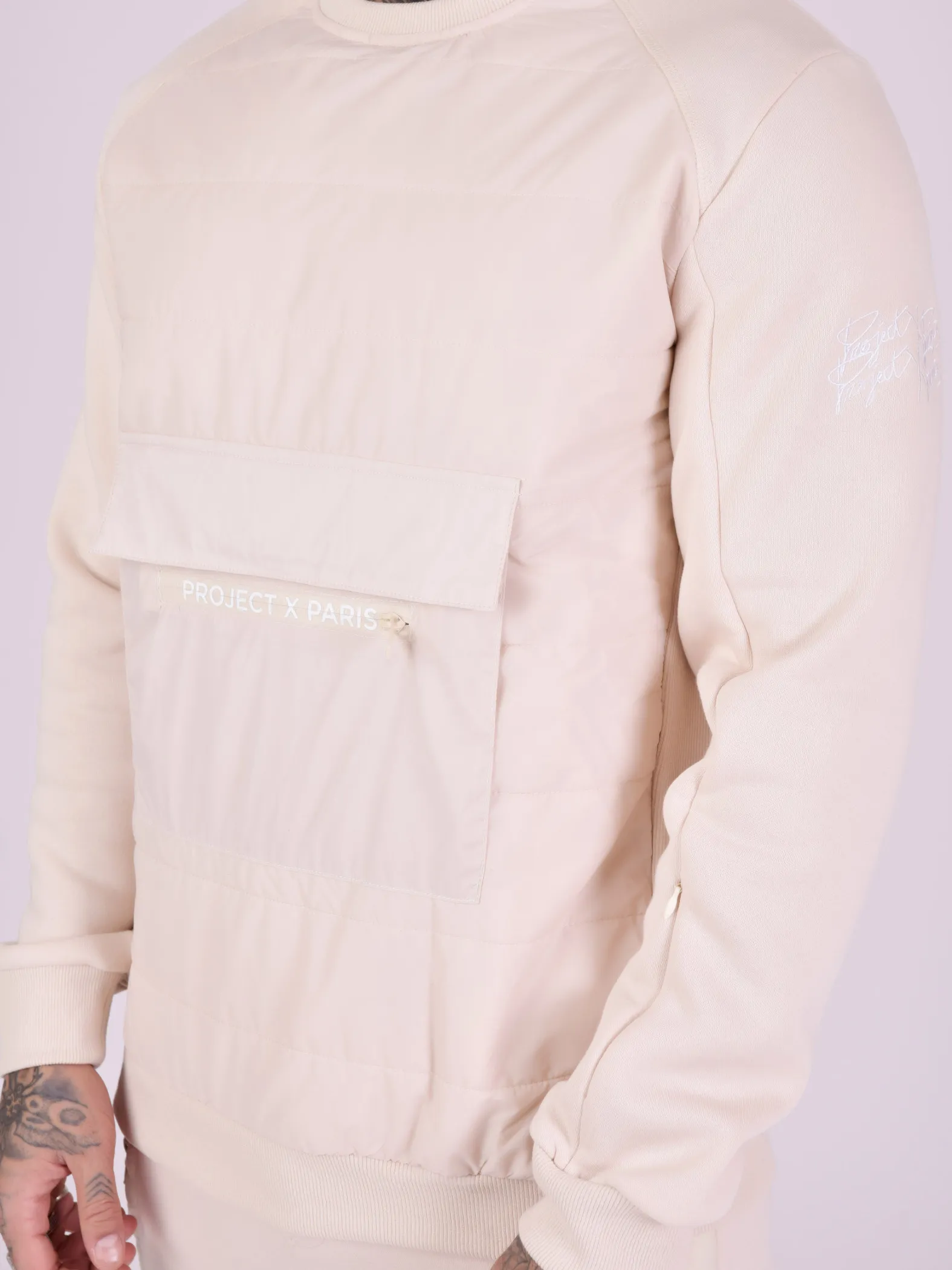 Sudadera acolchada con bolsillo