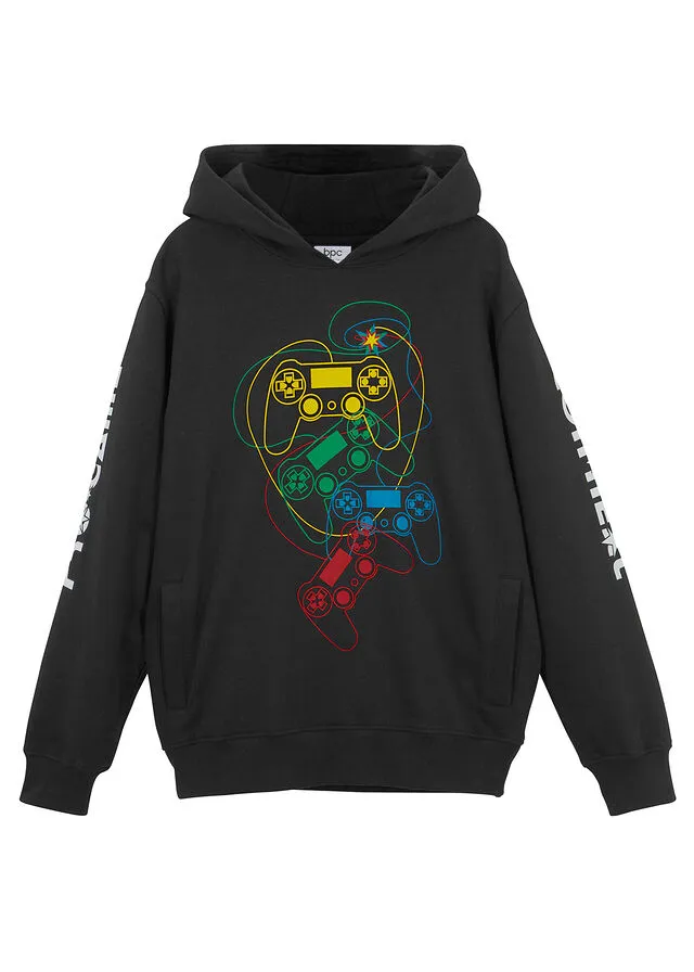 Sudadera con capucha Negro