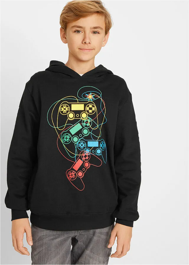 Sudadera con capucha Negro