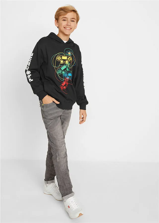Sudadera con capucha Negro