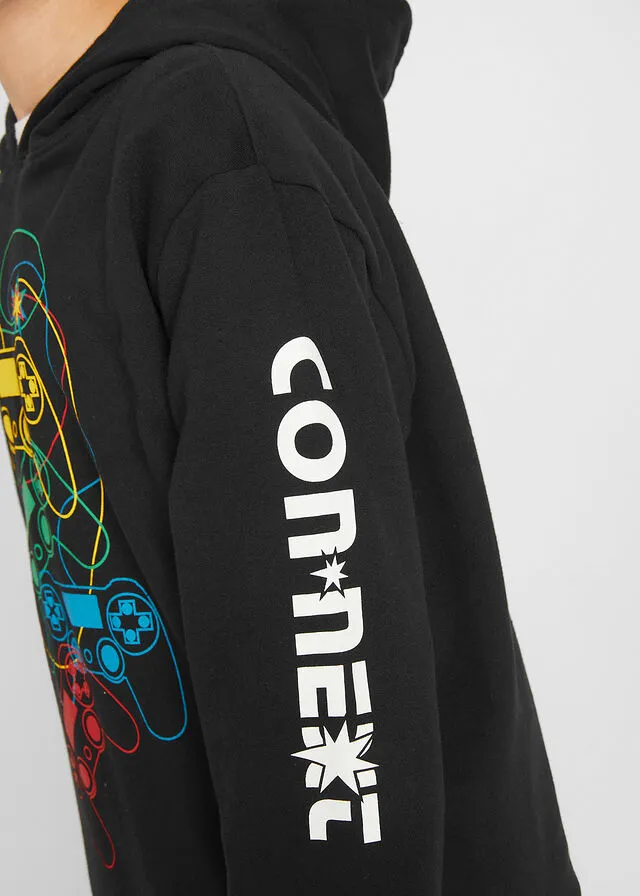 Sudadera con capucha Negro