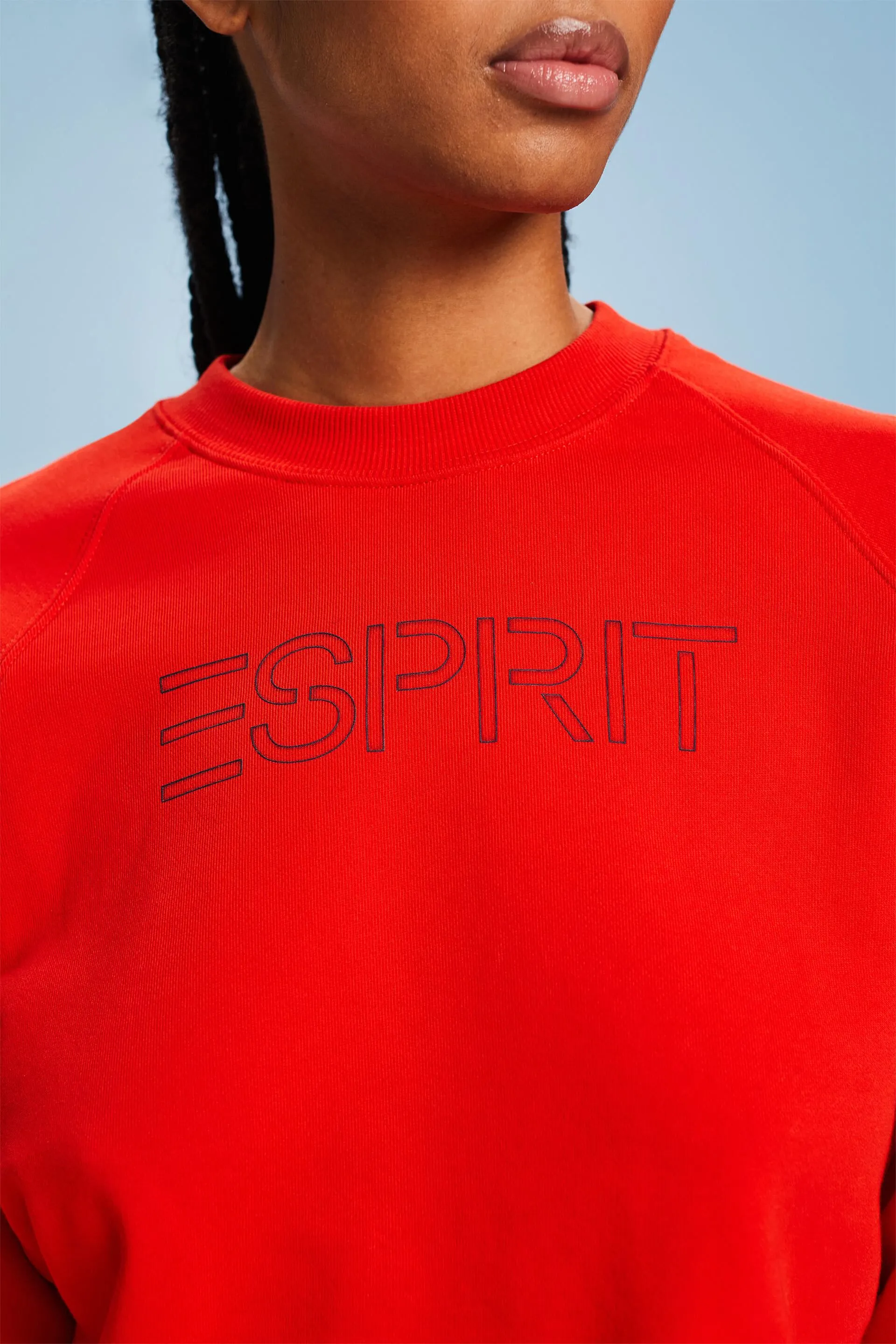 Sudadera corta con logotipo