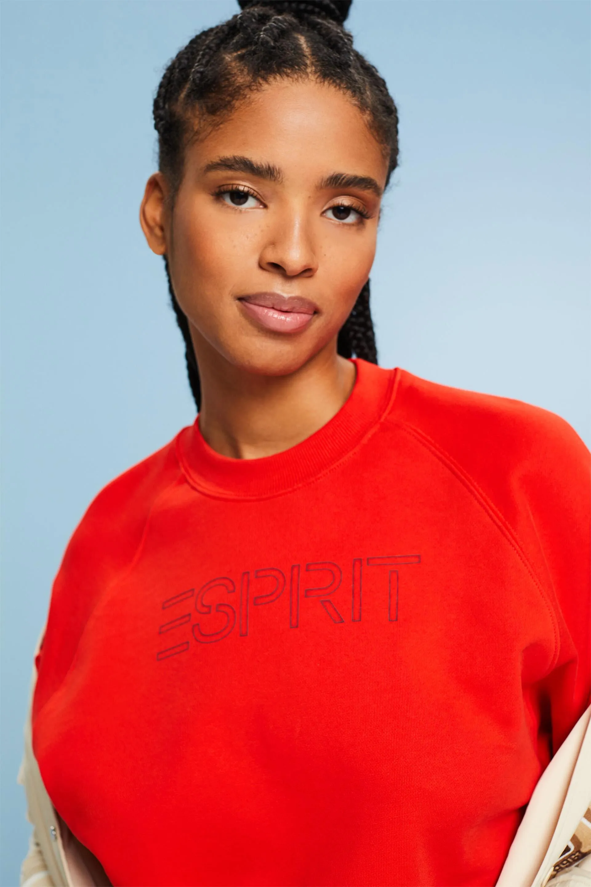 Sudadera corta con logotipo