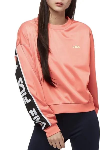 sudadera fila tallis rosa para mujer