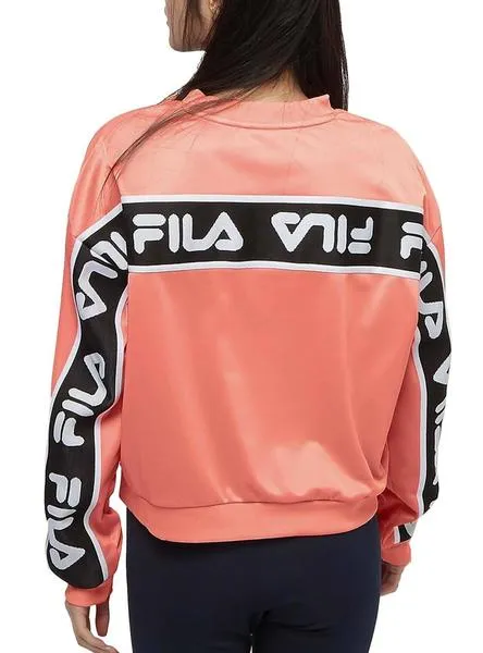 sudadera fila tallis rosa para mujer