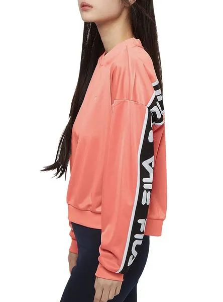sudadera fila tallis rosa para mujer