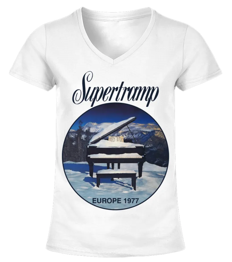 Supertramp WT (14) Camiseta cuello pico Mujer
