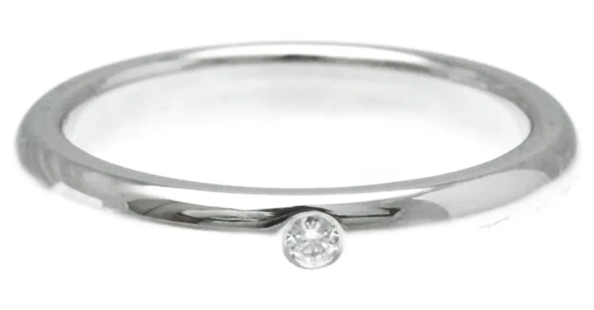 Tiffany & Co Anillo apilable Tiffany Elsa Peretti 1P Diamante 