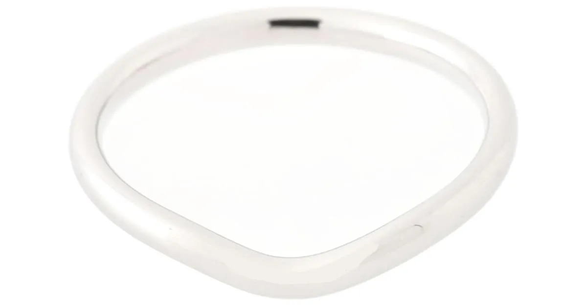 Tiffany & Co Anillo Curvado Tiffany Pt950 