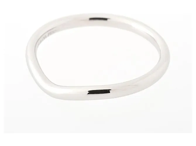 Tiffany & Co Anillo Curvado Tiffany Pt950 