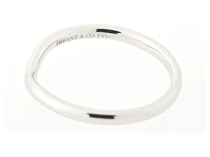 Tiffany & Co Anillo Curvado Tiffany Pt950 