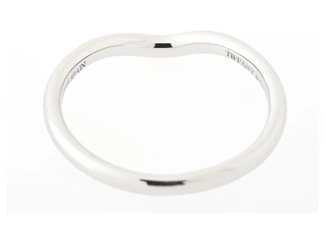 Tiffany & Co Anillo Curvado Tiffany Pt950 
