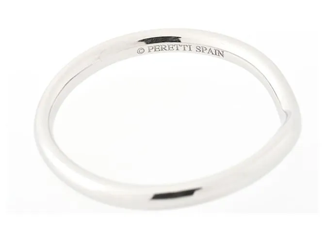 Tiffany & Co Anillo Curvado Tiffany Pt950 