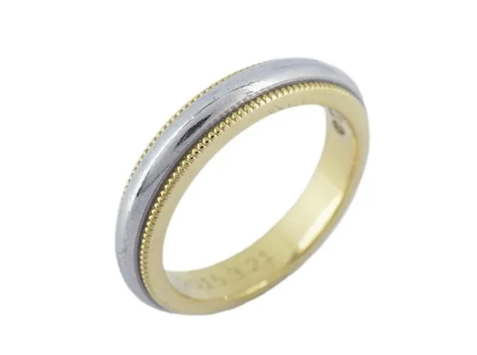 Tiffany & Co Anillo de banda Tiffany Milgrain 