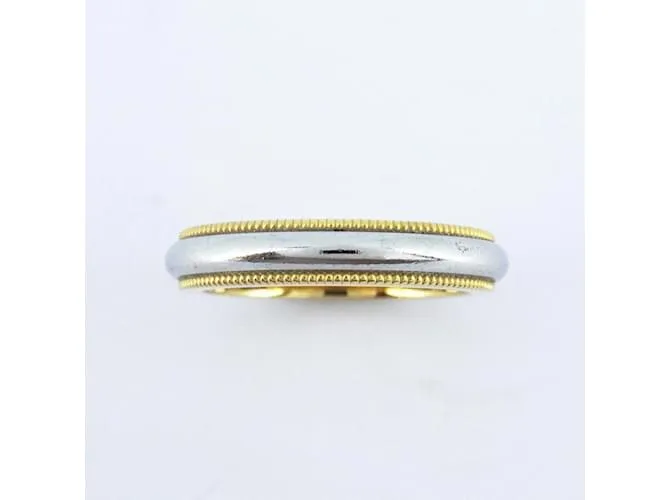 Tiffany & Co Anillo de banda Tiffany Milgrain 