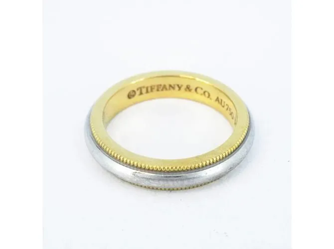 Tiffany & Co Anillo de banda Tiffany Milgrain 