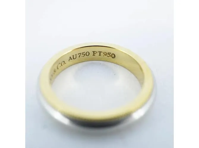 Tiffany & Co Anillo de banda Tiffany Milgrain 