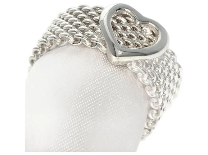 Tiffany & Co Anillo de corazón de malla Tiffany Somerset 