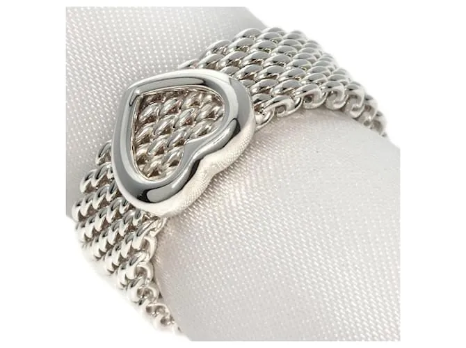 Tiffany & Co Anillo de corazón de malla Tiffany Somerset 