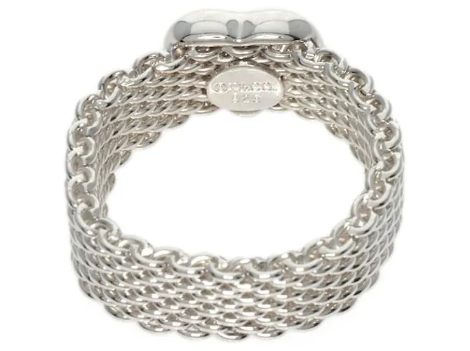 Tiffany & Co Anillo de corazón de malla Tiffany Somerset 
