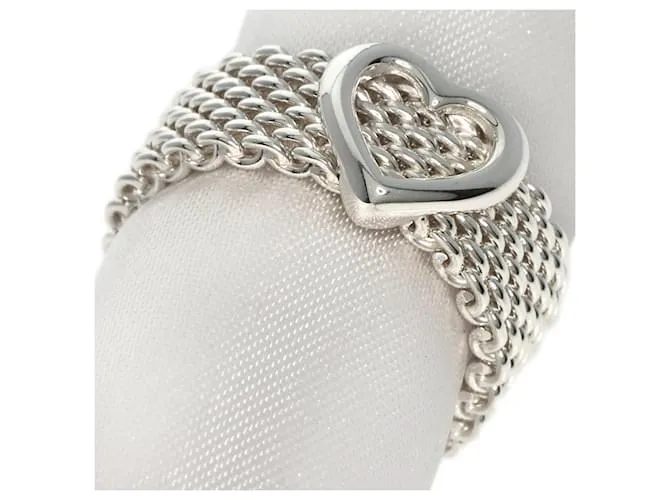 Tiffany & Co Anillo de corazón de malla Tiffany Somerset 